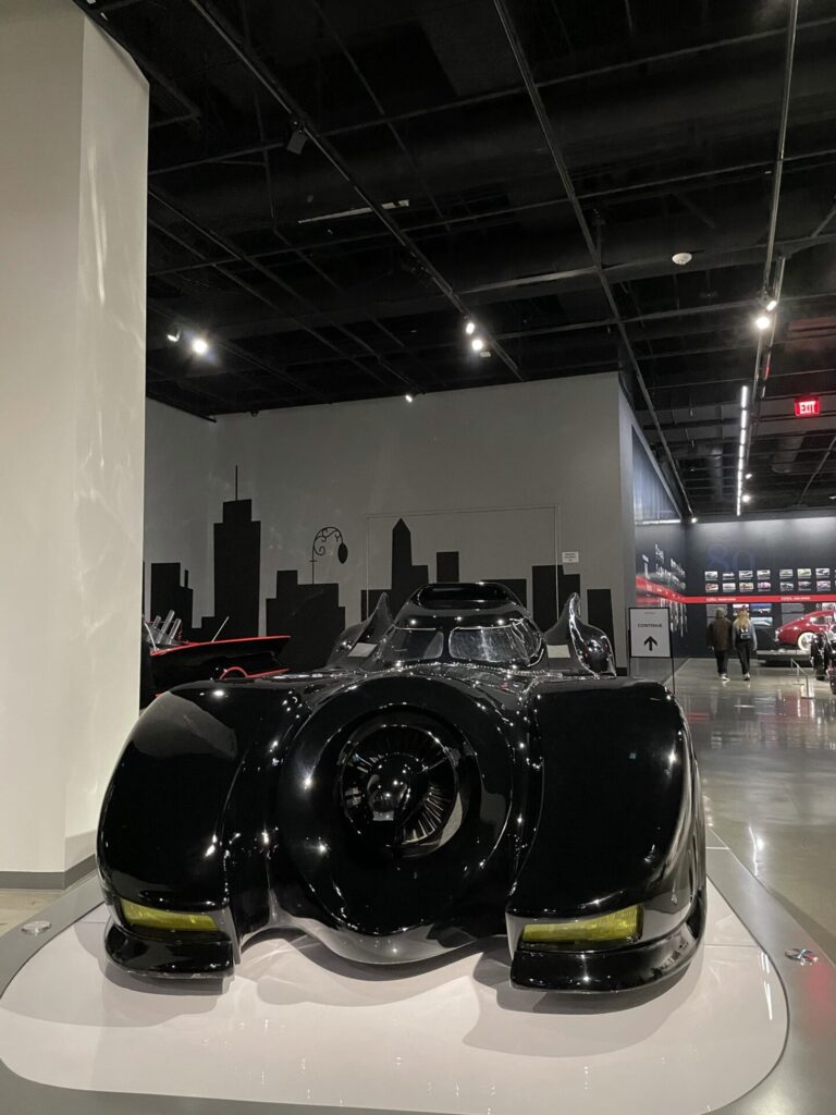 Batman car in petersen museum